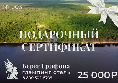 Подарочный сертификат Берег Грифона