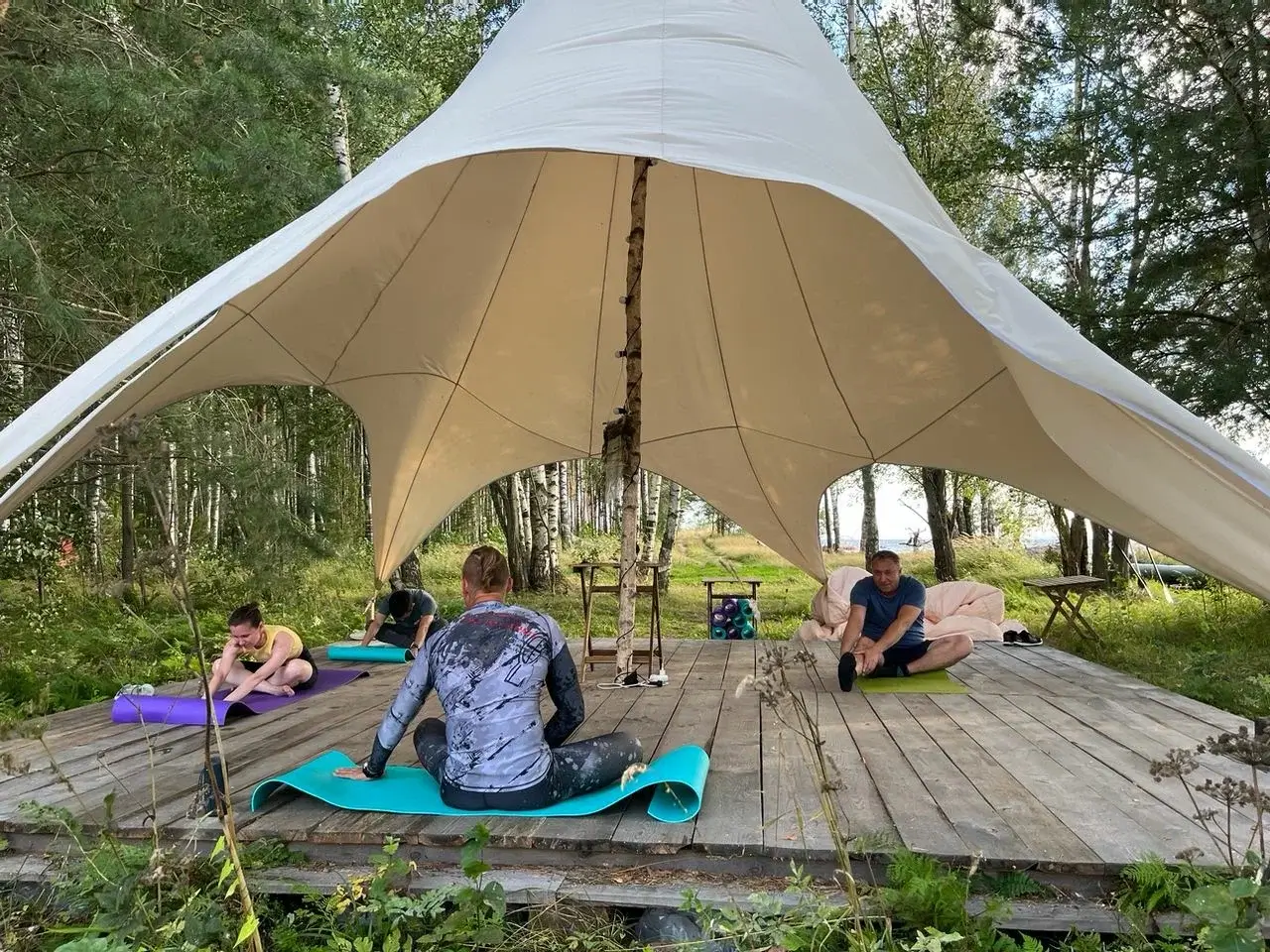 Место для медитации и йоги